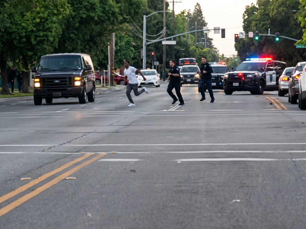 South Natomas Police Chase