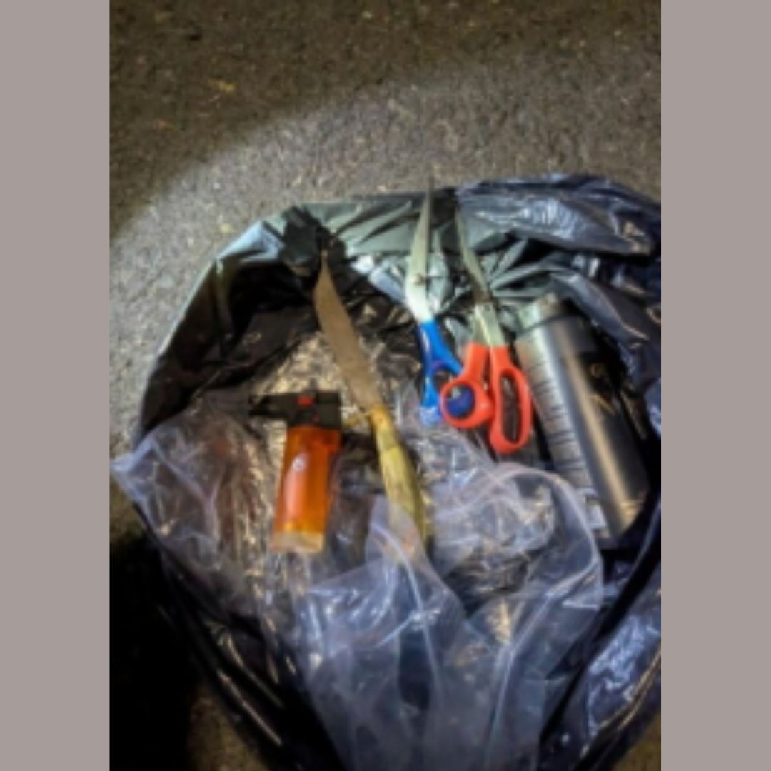 homemade explosive device knife lighter Sacramento airport bomb Kimani Osayande Jones