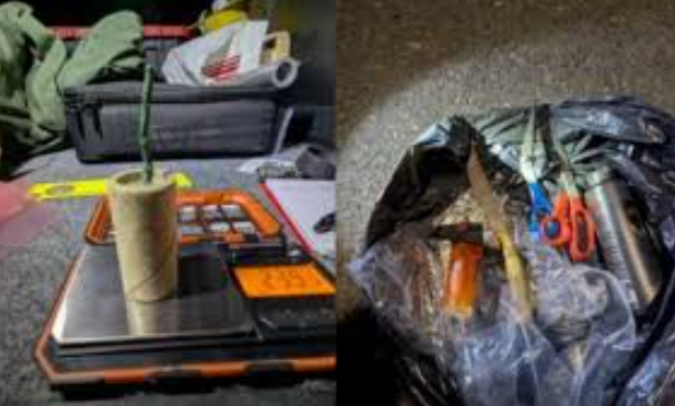Sacramento International Airport SMF bomb arrest Kimani Osayande Jones