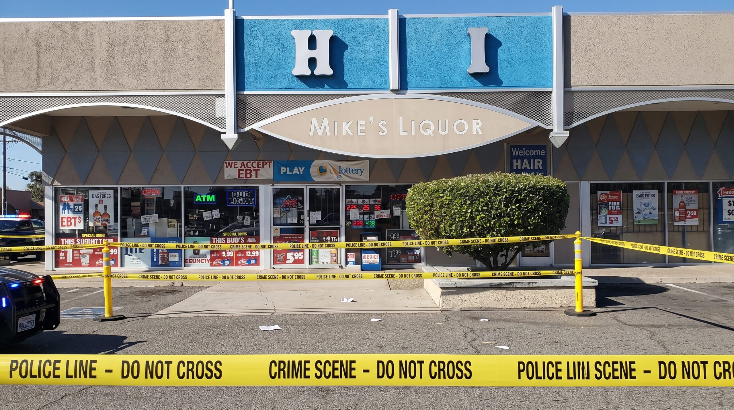 Mike's Liquor and Lotto store on South Land Park Drive in Sacramento